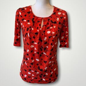 🎄Ann Taylor Floral Print Top
